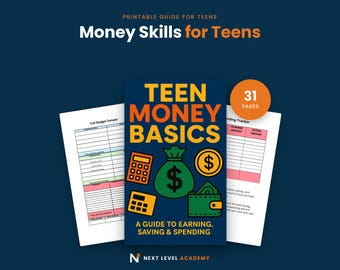 Teen Financial Literacy Workbook: Budgeting, Credit, Saving Guide (PDF)