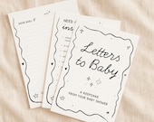 Letters to Baby Printable – Baby Shower Activity & Keepsake – Instant Download Game for Guests | Tiny Keeps Co