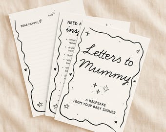 Listy do mamy – pamiątka z baby shower do wydrukowania: list w formacie A5 i pół (do pobrania w formacie PDF)