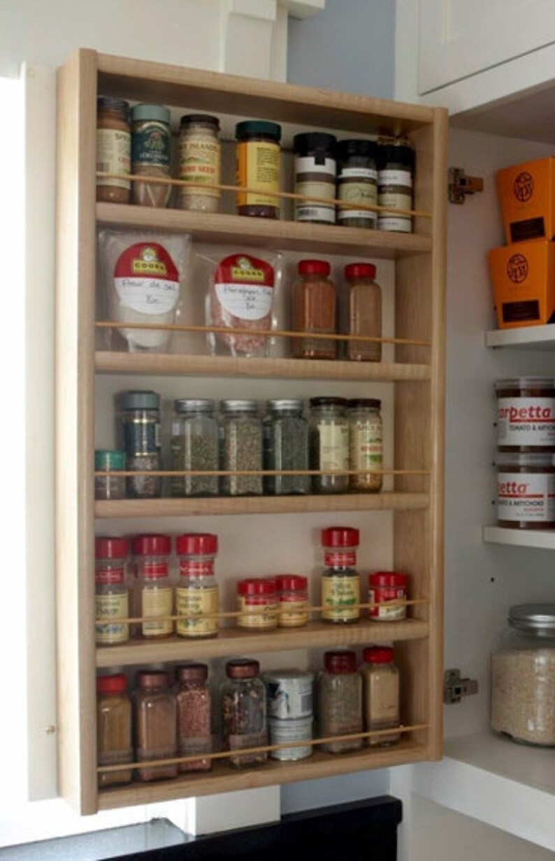 Spice Rack Behind the Door the Ultimate in Spice Storage. Etsy