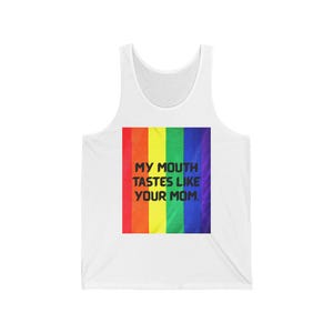 Pride Tank Top, Lesbian Funny Shirt, LGBTQ Rainbow Tee, Unisex Jersey, Rainbow Pride Tank, LGBT Pride Apparel