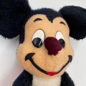 Vintage 1960s Walt Disney Mickey Mouse 15" Plush Toy California Stuffed Toys image 2