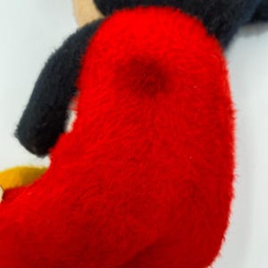 Vintage 1960s Walt Disney Mickey Mouse 15" Plush Toy California Stuffed Toys image 5