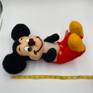 Vintage 1960s Walt Disney Mickey Mouse 15" Plush Toy California Stuffed Toys image 10
