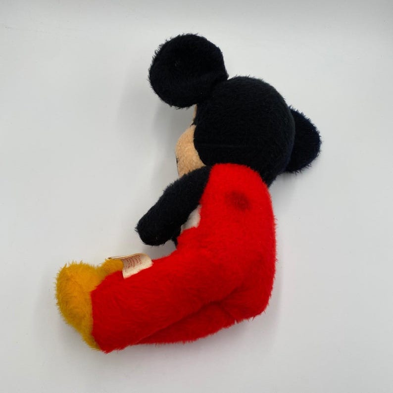 Vintage 1960s Walt Disney Mickey Mouse 15" Plush Toy California Stuffed Toys image 4