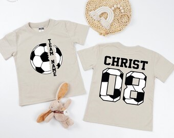 Personalized Soccer Kids Shirt, Soccer Baby Gifts, Soccer Team Toddler, Soccer Baby Romper, Gameday Baby Outfit, Baby Shower Gift