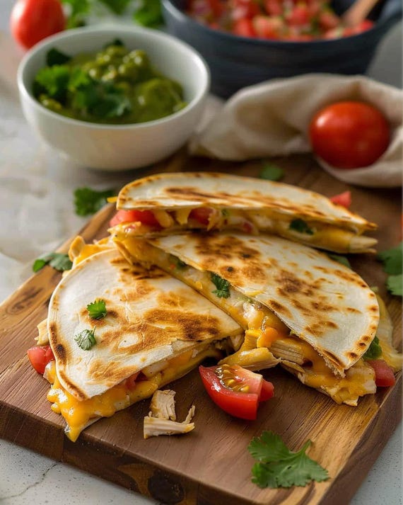 Easy Chicken Quesadilla Recipe: Quick Printable Mexican Meal