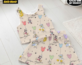 Mickey and Friends Balloon Outfit, Activewear Set, Child   Shirt, Athletic Set,   Athletic Set