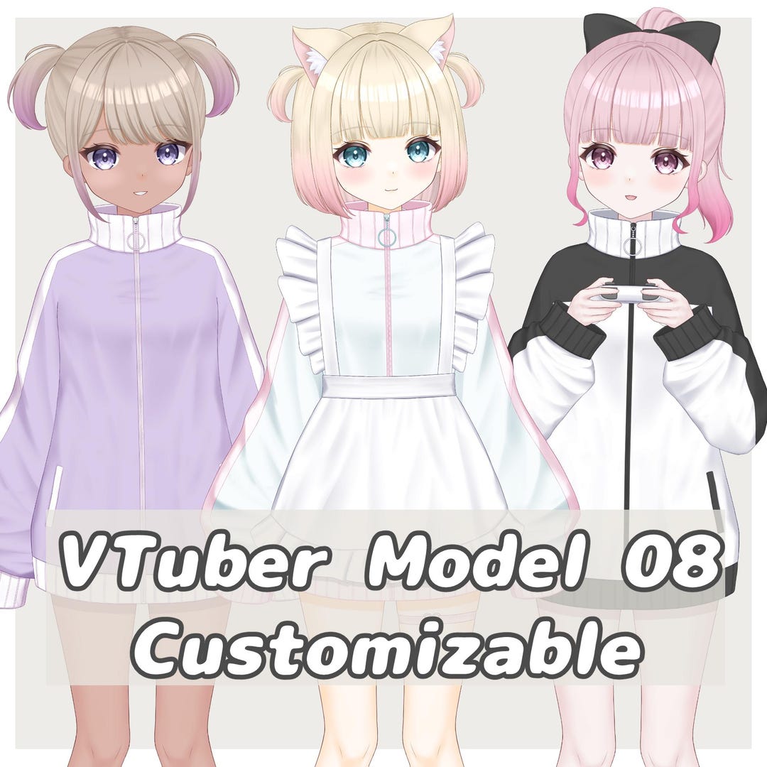 Vtuber Android Modle Vtuber Model 08 – Customizable - Etsy