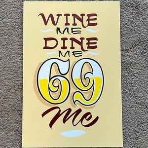 Hand Painted Bar Wall Decor | Funny Alcohol Sign | Beer Whiskey Wine Quote | Hand Lettered Sign | Home Bar Gift | Drink Humor Sign