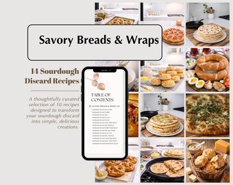 15 ricette di pane e piadine salate con gli scarti del lievito madre