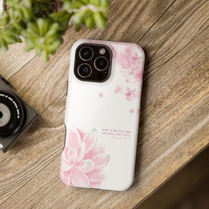 Bible Verse Phone Case God Is Within Her She Will Not Fall | Faith Gift for Her