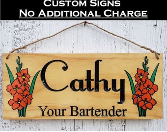 Custom Sign Made from From Your Request | Unique plaques | Completely Personalized | Your Art and Phrase | Customized by You | Your Design