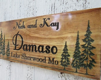 Custom Wood Signs | Stained Wood Sign with Your Personalized Quote | Custom Wooden Signs | Personalized Sign | Farmhouse Sign