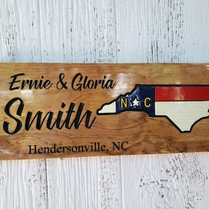 Personalized Camping Sign with Home State, Custom Outdoor Adventure Decor, Camping Sign, Home State Decor, Custom State Sign