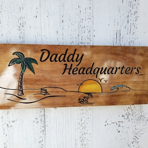 Custom Beach House Sign | Family name Sign | Carved Wooden Signs | Beach Lover Gift | Vacation Home | House Warming Gift | Retirement Award