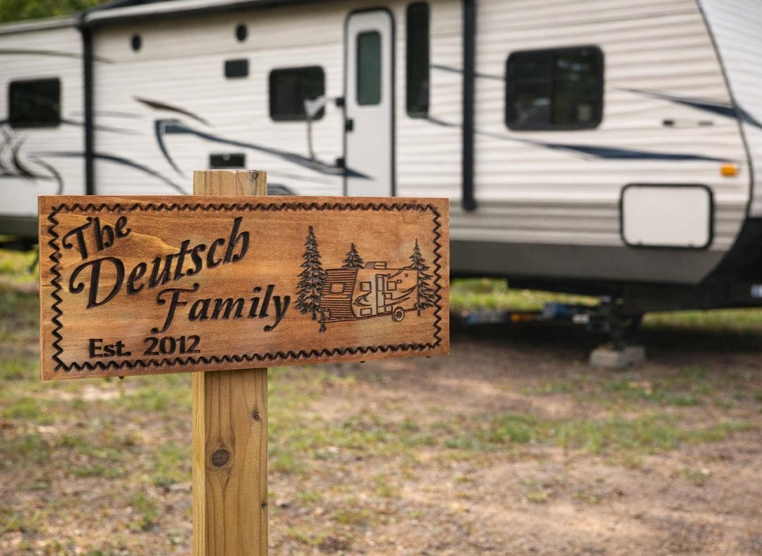 Personalized Rv Tags Personalized Wooden Camper Sign – Custom RV Name Sign | Camping Decor ...