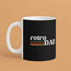 Retro Dad Mug - Perfect Gift for Father&#39;s Day, Birthdays, Coffee Lovers, Home Office, Vintage Style
