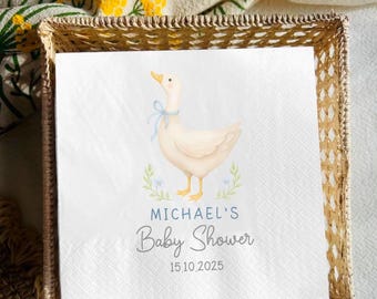 Silly Goose Baby Shower Napkins: Party Decor