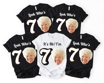 70th Birthday Photo Group Unisex Shirt, Seventieth Milestone Family Birthday Sweatshirt, Seventy Bella Canvas Gildan Youth Toddler Babysuit