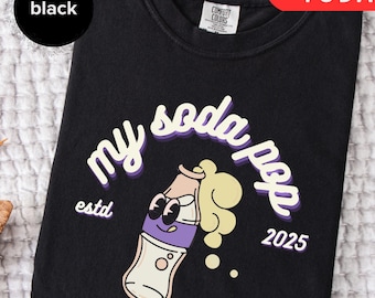My Soda Pop T-shirt for K-pop Lover Unisex Tee, Cute Kpop Shirt, Casual Korean Pop, K-pop Merchandise, Soft Drink Top
