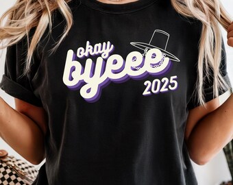 Okay Byeee Gat Tee, Unisex K-pop T-shirt, Pop Culture Lover's Garment-Dyed Shirt, Korean Hat Gat Design, Unique Graphic Tee