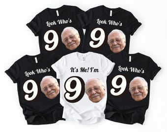 90th Birthday Photo Group Unisex Shirt, Ninetieth Milestone Family Birthday Sweatshirt, Ninety Bella Canvas Gildan Youth Toddler Babysuit