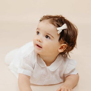 Velvet Bow Hair Clip: Soft Pastel Coquette Style - Baby, Toddler & Girls image 3