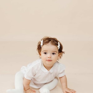 Velvet Bow Hair Clip: Soft Pastel Coquette Style - Baby, Toddler & Girls image 4