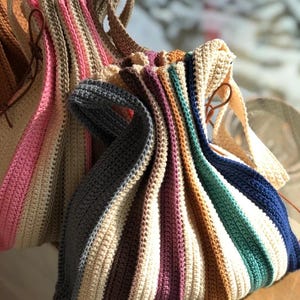 Patrón de Bolso Acordeón a Crochet, Patrón de Bolso de Moda, Patrón PDF en Inglés, Patrón de Bolso, Bolso a Crochet
