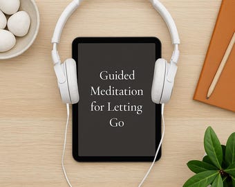 Begeleide meditatie bij stressverlichting, audio, diepe ademhaling (mp3)