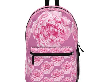 Floral Bumble Bee School Backpack