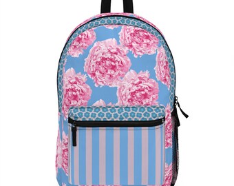 Floral Bumble Bee School Backpack