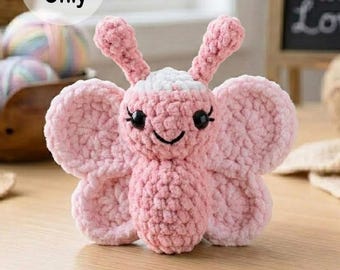 Crochet Butterfly Pattern PDF | Summer DIY Amigurumi Plushie for Beginners