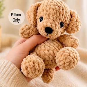 Patrón Perro Amigurumi De Ganchillo Para Principiantes Tutorial PDF