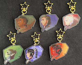 Baldur’s Gate 3/BG3 Acrylic Charms/Keychains
