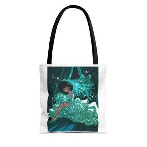 Fairy Tale Tote Bag, Magical Fairy Print, Eco-Friendly Shopping Bag, Gifts for Teens, Fashion Accessory, Back to School Tote