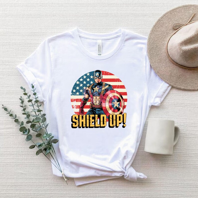 captain america png, shield up png, superhero png, marvel inspired png, usa flag png, comic hero png, captain shirt design, hero tshirt png, instant download, digital download, png file, patriotic png, superhero graphic