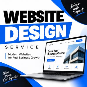 Website Design Service, Custom Business Website Development, Professional Web Designer, Responsive Website Creation, Modern Web Design