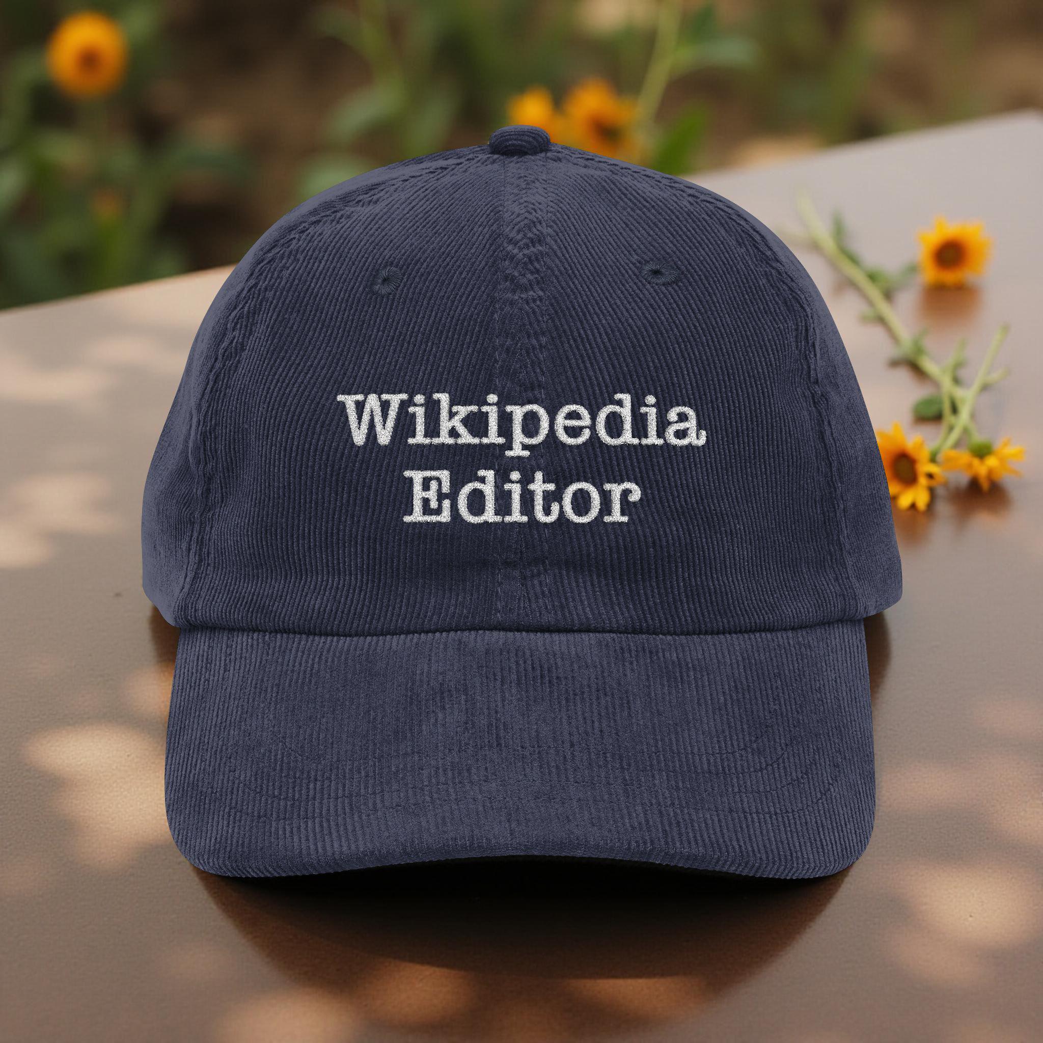Wikipedia Editor Corduroy hat – SummerLaundry