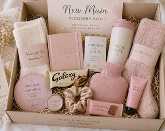 Cesto regalo per la neomamma / Kit di assistenza post-parto per la mamma