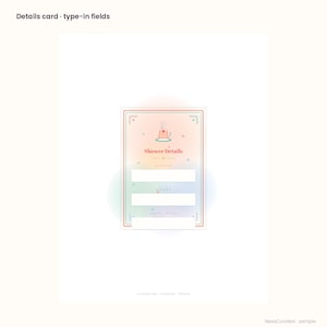 Babyparty-Set „Little Latte“ | Kaffee-Café-Thema (PDF zum Ausfüllen) Bild 4