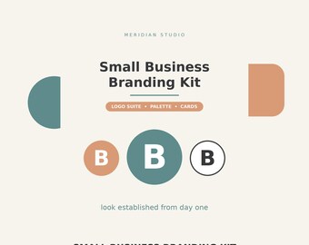 Small Business Branding Kit, Logo Suite, Business Cards (Digital Download)