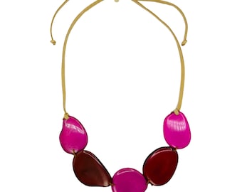 Adjustable Red Tagua Necklace