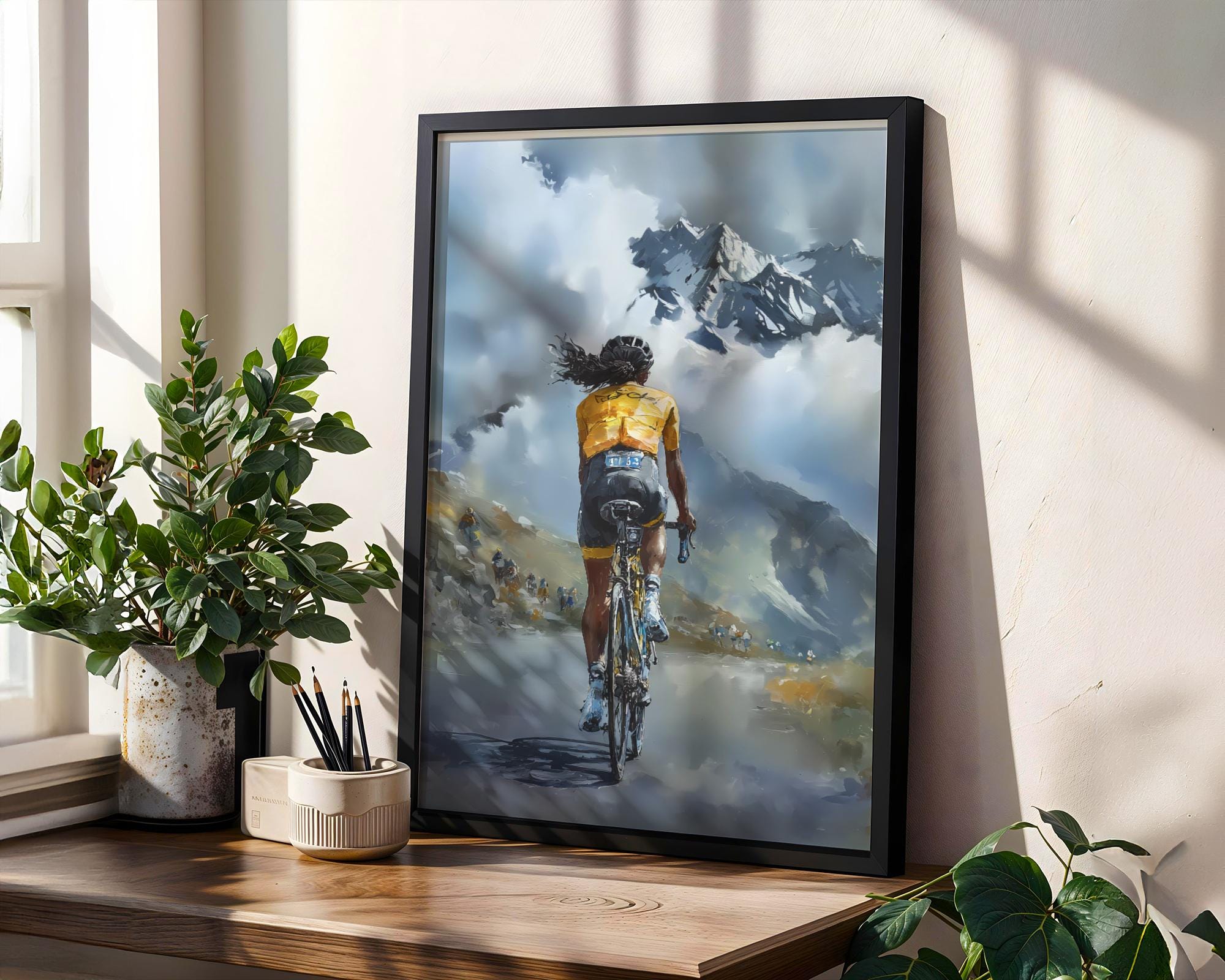Poster Publicitaire Cinelli Tour De France 1987 – Bikini Girl, Campagnolo, A4