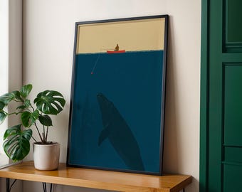 The Big Blue, Le Grand Bleu, Alternative Movie Poster, Inspired by