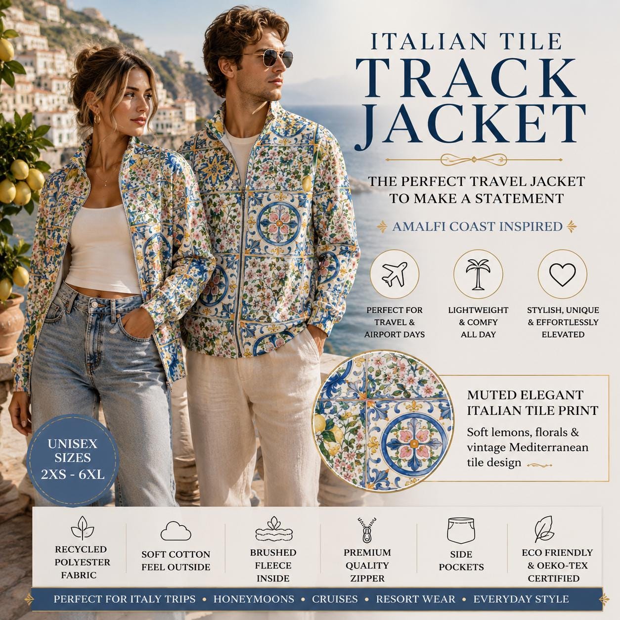 Amalfi Linen Jacket - Etsy display picture 1