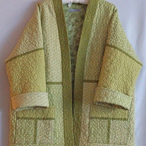 Olive Spring Quilted Jacket XXL image 1