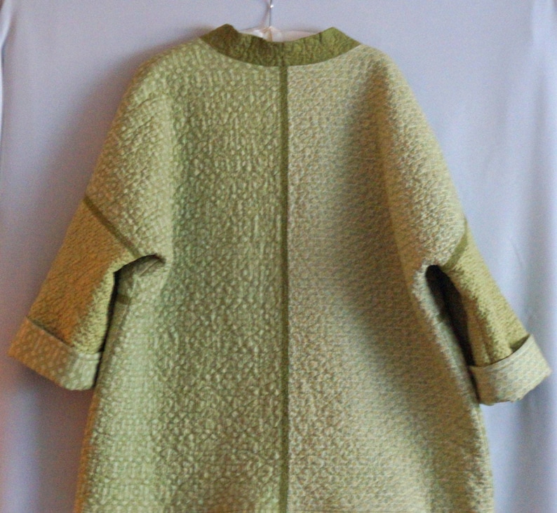 Olive Spring Quilted Jacket XXL image 2