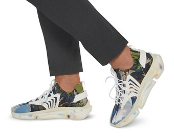 Stylish Men's Mesh Sneakers for Casual Comfort, Trendy Athletic Footwear, Perfect for Summer, Gifts for Him, Lightweight Sneakers